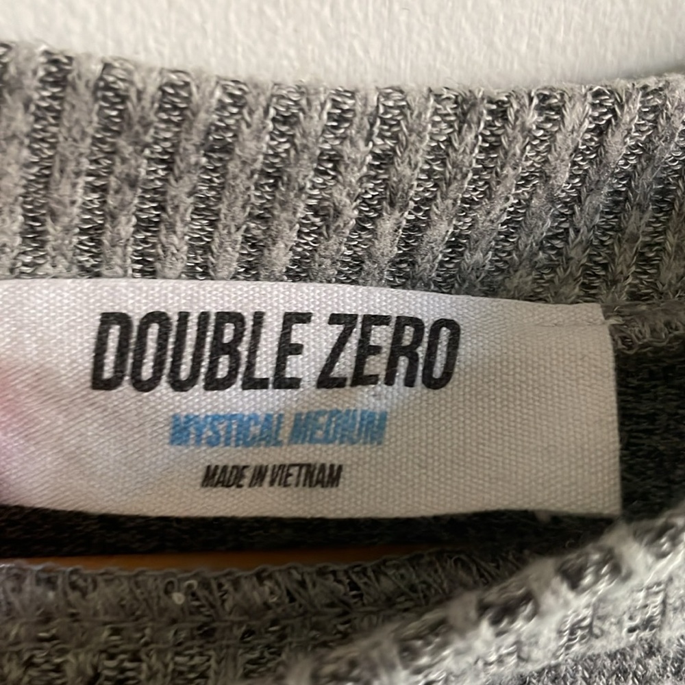 Double Zero Mystical Medium Soft Grey Sweatshirt - image 5